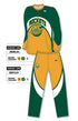 Athletic Knit Sublimated Long Sleeve Basketball Warm Up Set Design 1309 (ZBWLS61-1309)